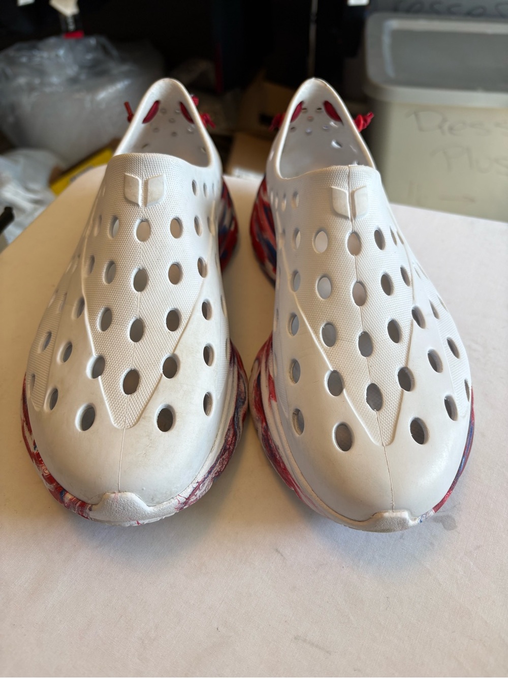 Kane - Revive Shoe Stars and Stripes Swirl (White/Red/Blue)